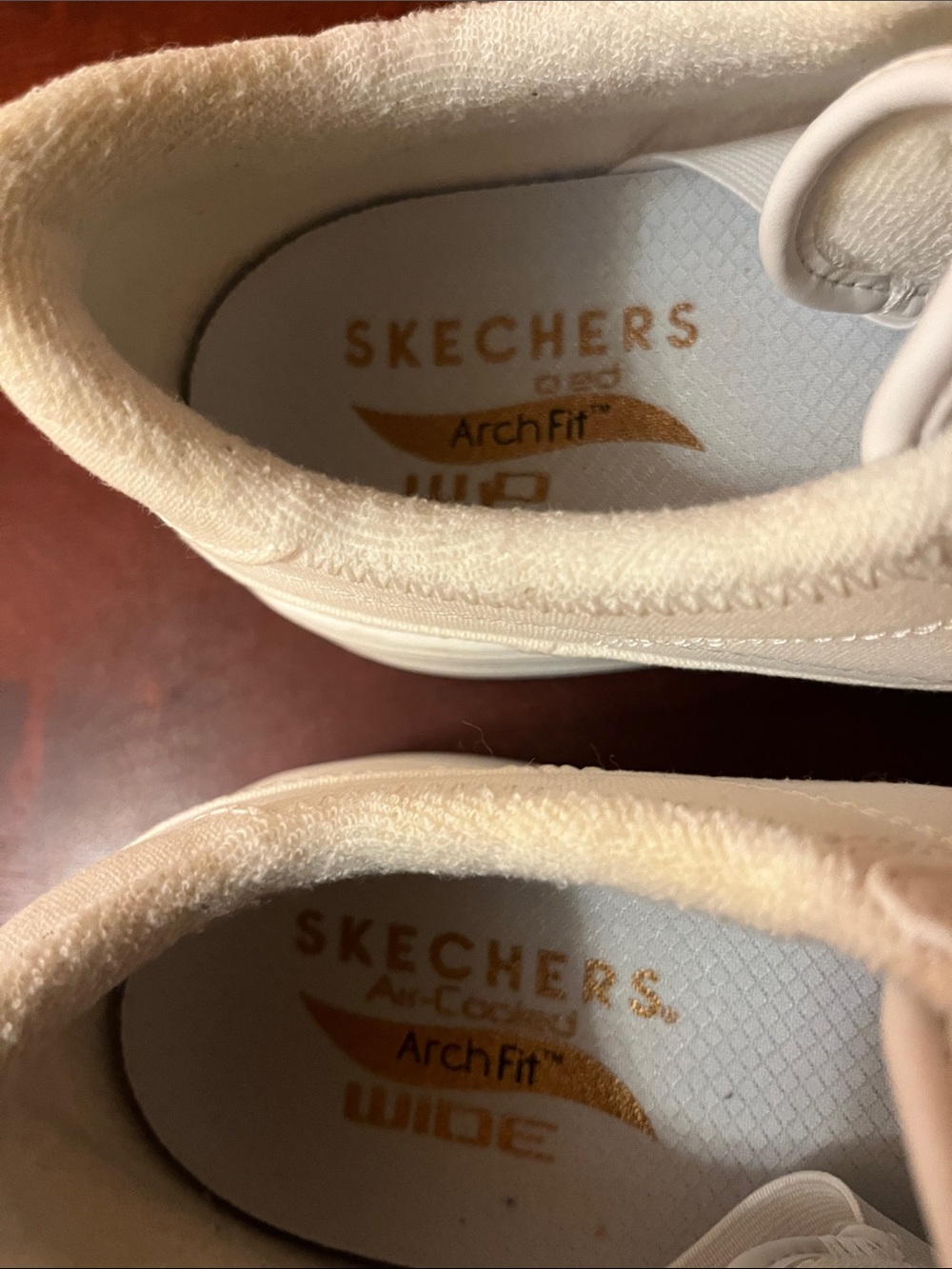Skechers Ivory Canvas Arch Fit Lace-Up Sneakers - Picture 6 of 8
